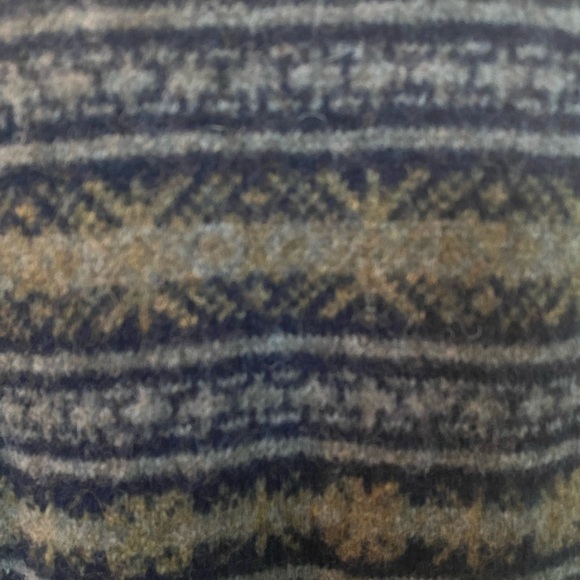 Columbia Vintage 100% Wool Fair Isle Crewneck Sweater - Picture 5 of 6